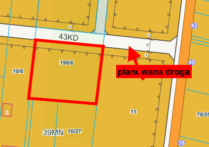 Działka przy ul. Świerkowej w Okszowie - 3004m2