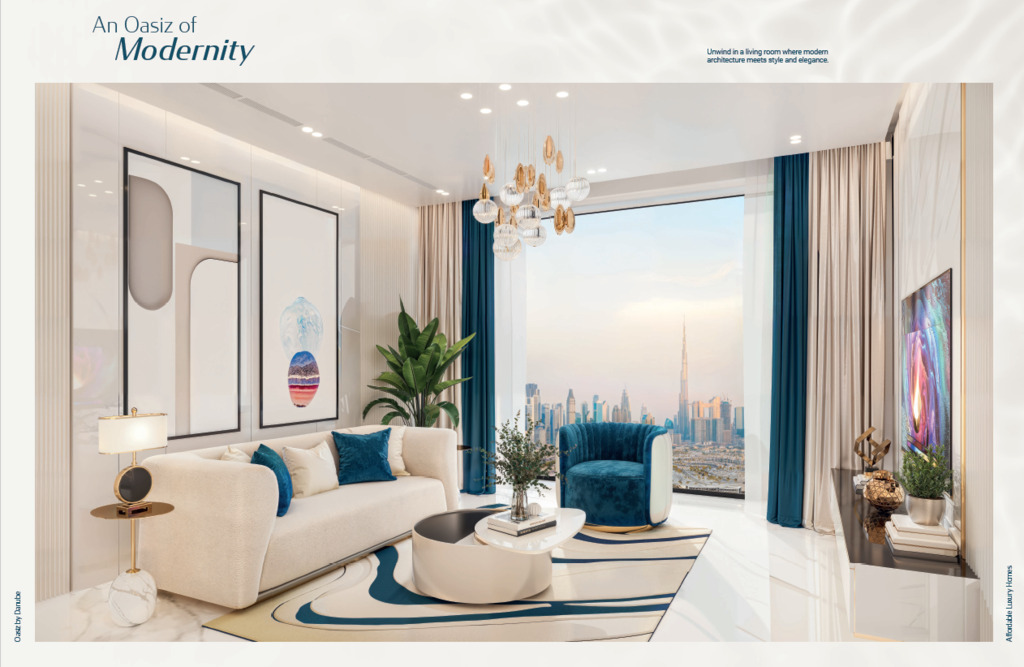 Luksusowe studio w inwestycji Oasiz w Dubaju