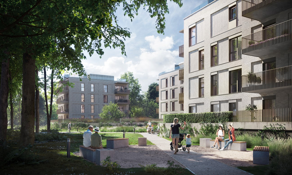 Apartament / taras z widokiem na park  / 71,61 m2