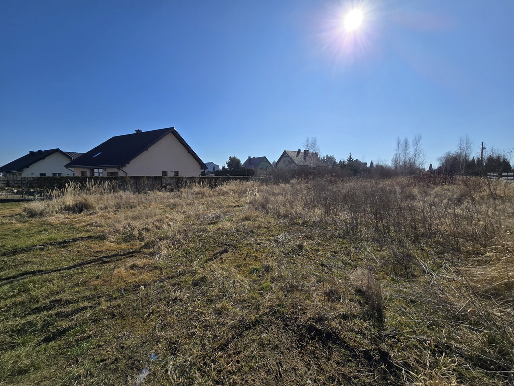 Działka budowlana Grzybiany 1784 m2