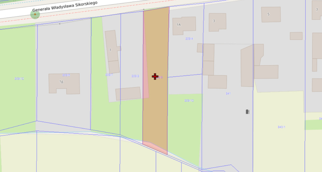 Działka przy głównej ulicy w Gorzędowie