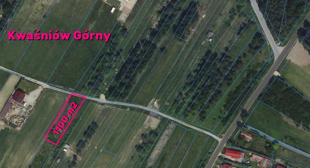 Działka budowlana Kwaśniów Górny