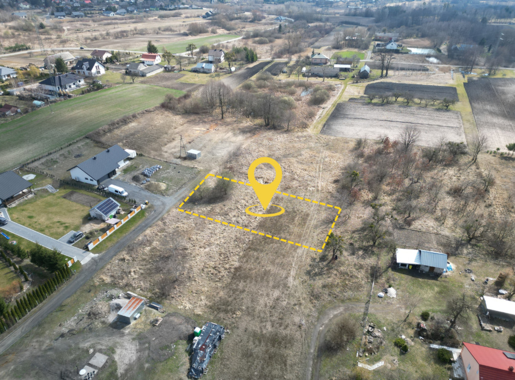 Działka budowlana 1800 m2 w Rudce, koło Chełma!