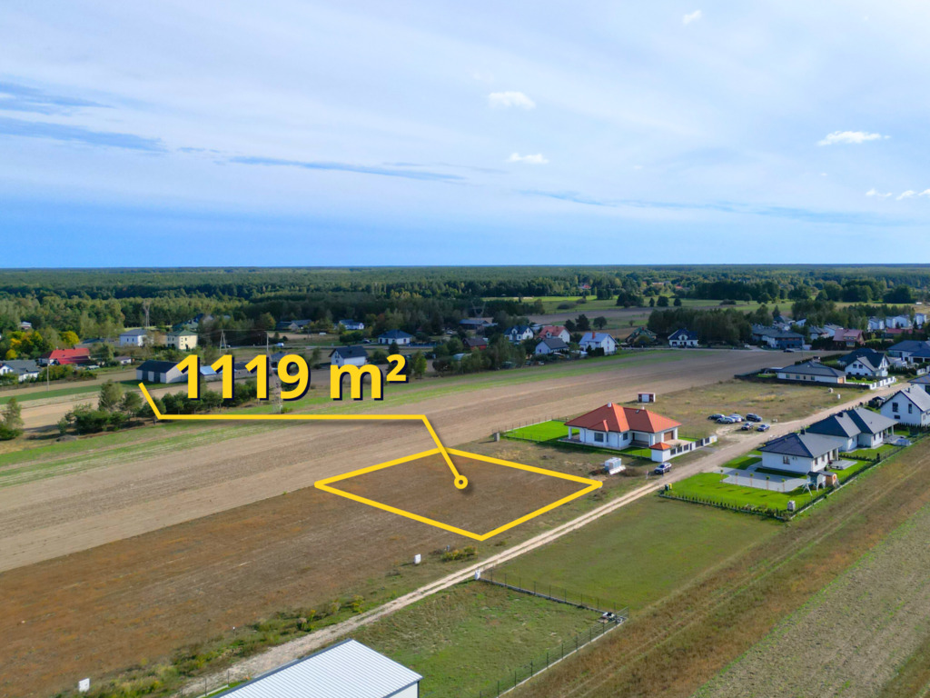Działka 1119 m² – Sławacinek Stary, blisko miasta