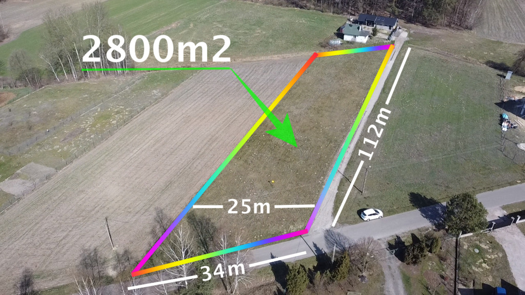 Działka 2800m2 Białki gm.Tłuszcz