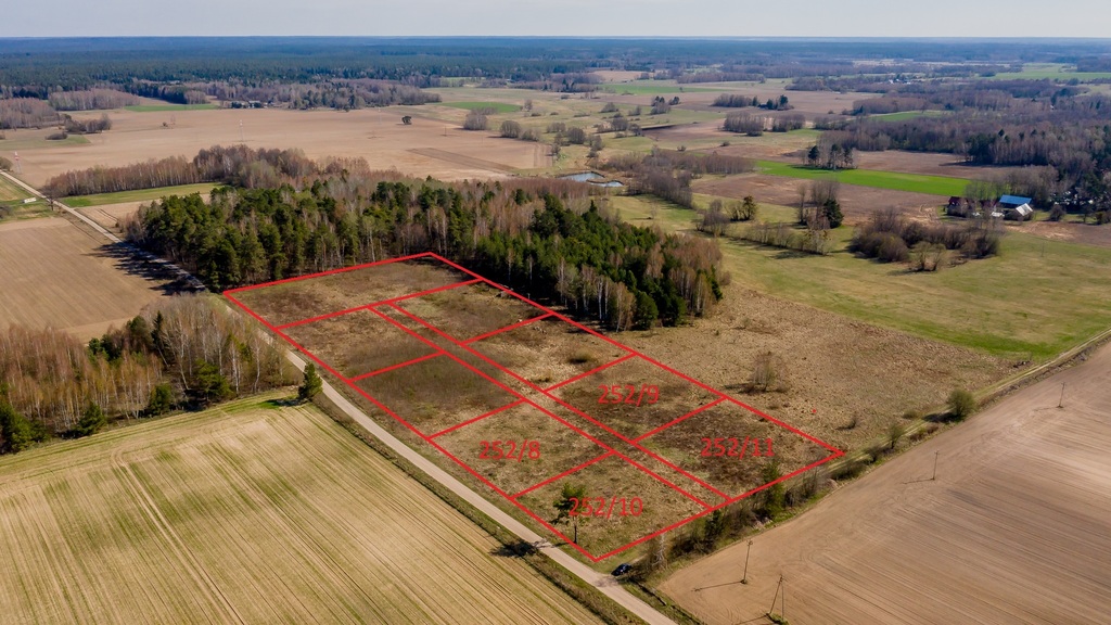 Działki pod zabudowę zagrodową. Folwarki Tylwickie
