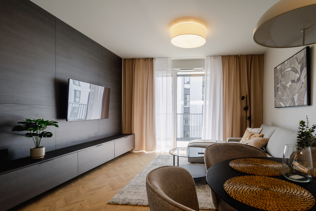 Nowe dwupokojowe mieszkanie ul. Podskarbińska 47m2