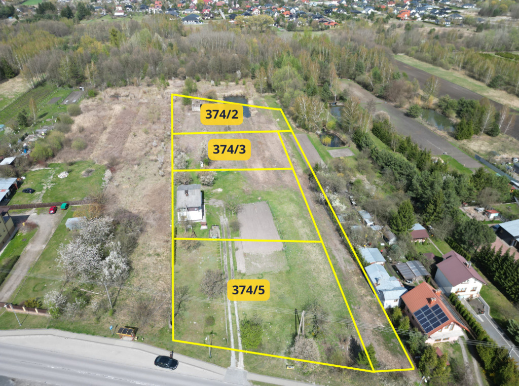 Działki budowlane przy ul. Zielonej w Pokrówce!