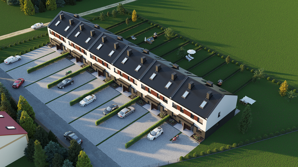 Dom w zabudowie szeregowej, wysoki standard