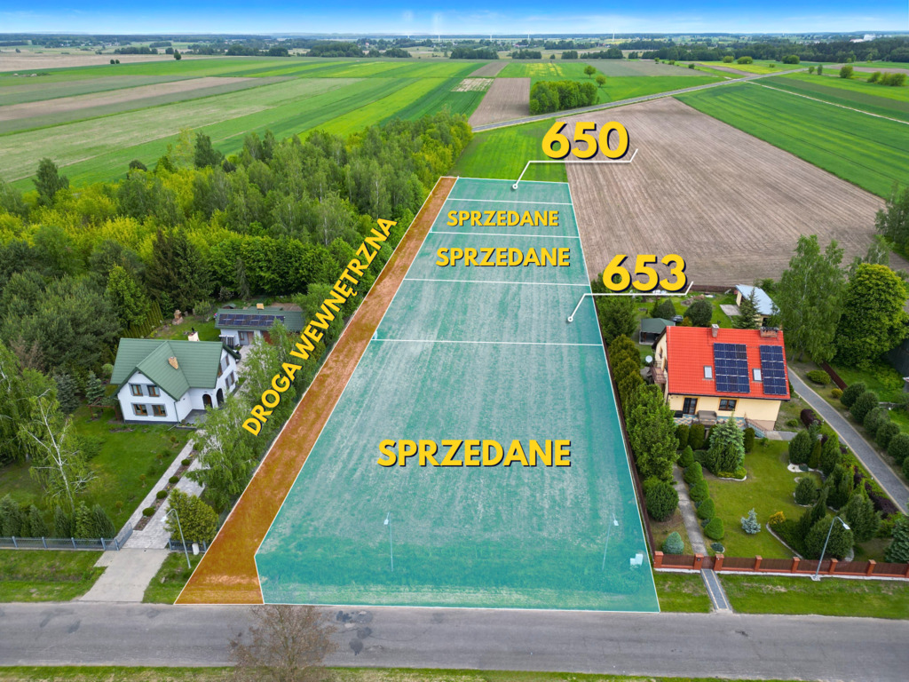 Zalesie – 2 działki budowlane z mediami