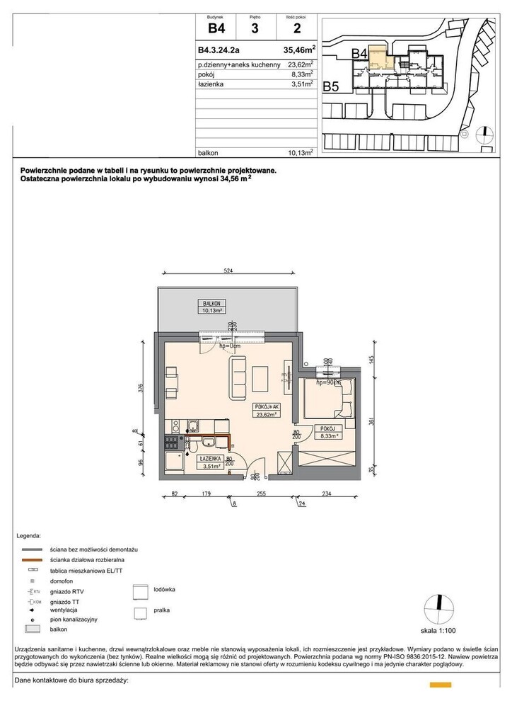 Apartament 500 m od morza