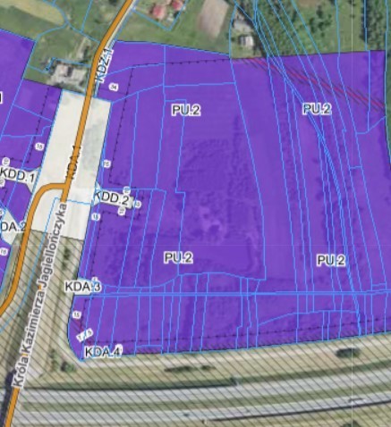 produkcyjno-usługowa, Kraków-Rzeszów autostrada A4