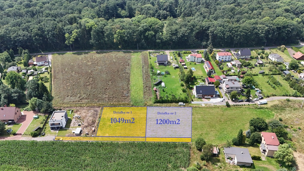 Działka Orzesze-Zawada 1200m2