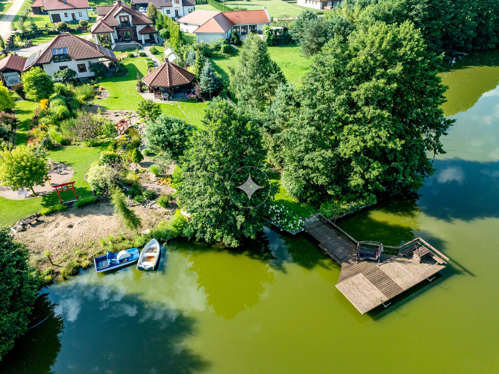 Rezydencja z prywatnym stawem Warkały