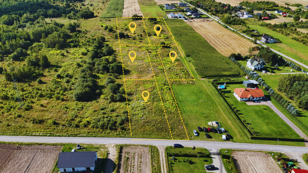 Działki w Żółtańcach przy ul. Promiennej