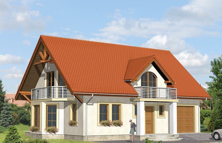 Działka z rozpoczętą budową