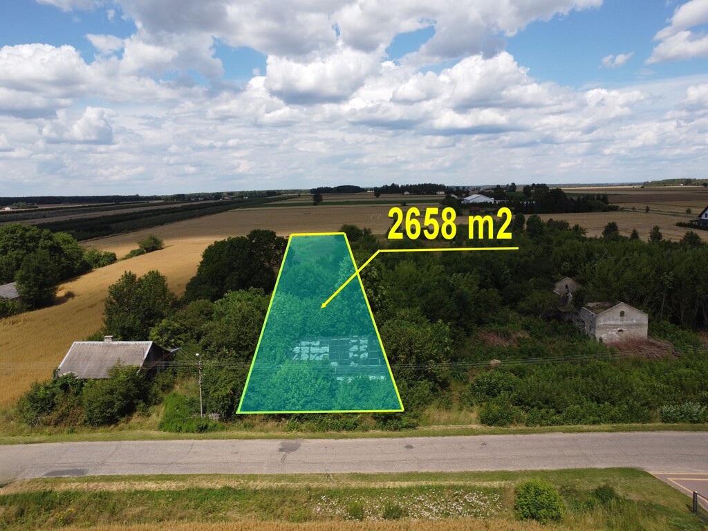 Działka rolno–budowlana z domem Wólka Polinowska