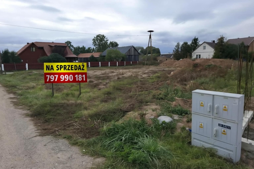 DUŻA DZIAŁKA BUDOWLANA NAD NARWIĄ!