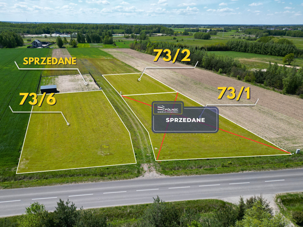 Działki z WZ, wyprowadzony prąd – Cicibór Mały