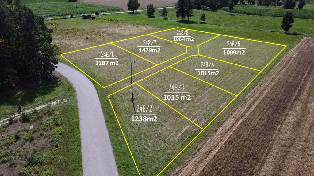 Działki w pobliżu lasu