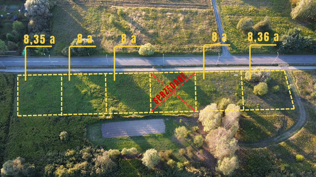 Okazja! 6 działek budowlanych – Tarnobrzeg Sobów