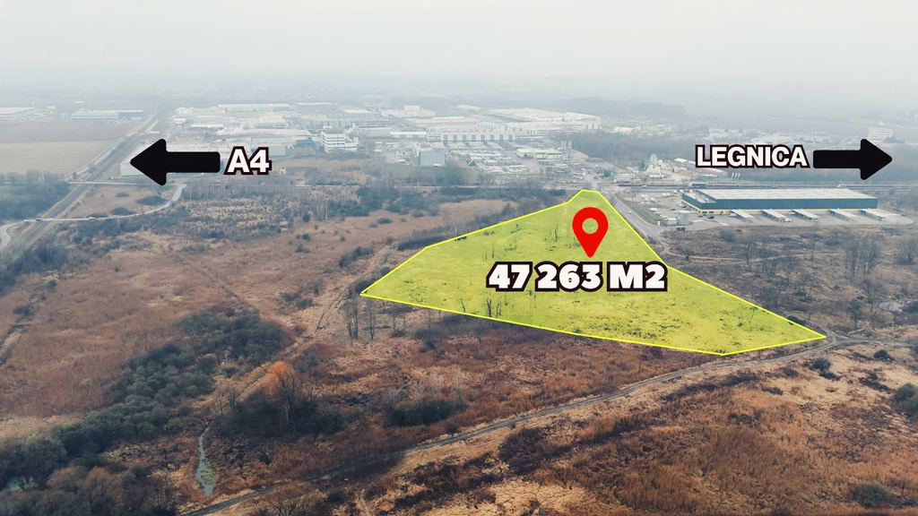 Działka inwestycyjna Legnica LSSE
