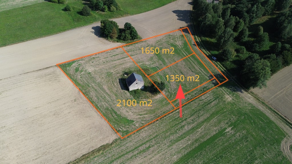 Działka budowlana  o pow.1310 m2 w Suszkach