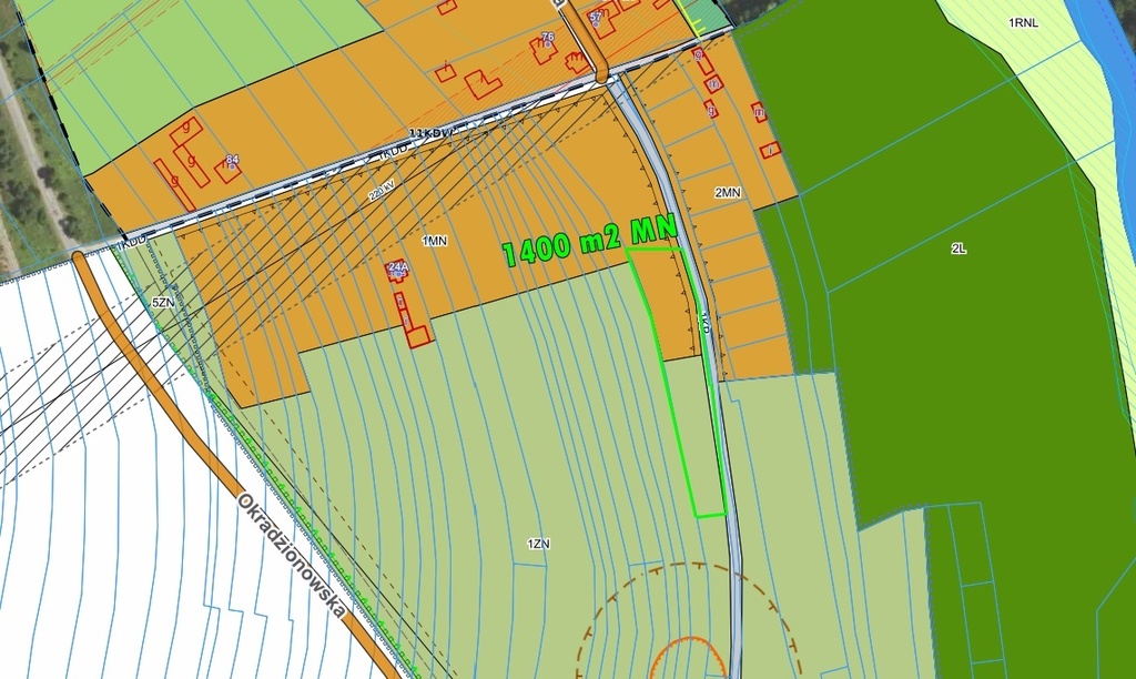 Działka Sławków, Okradzionów. Zielona okolica!
