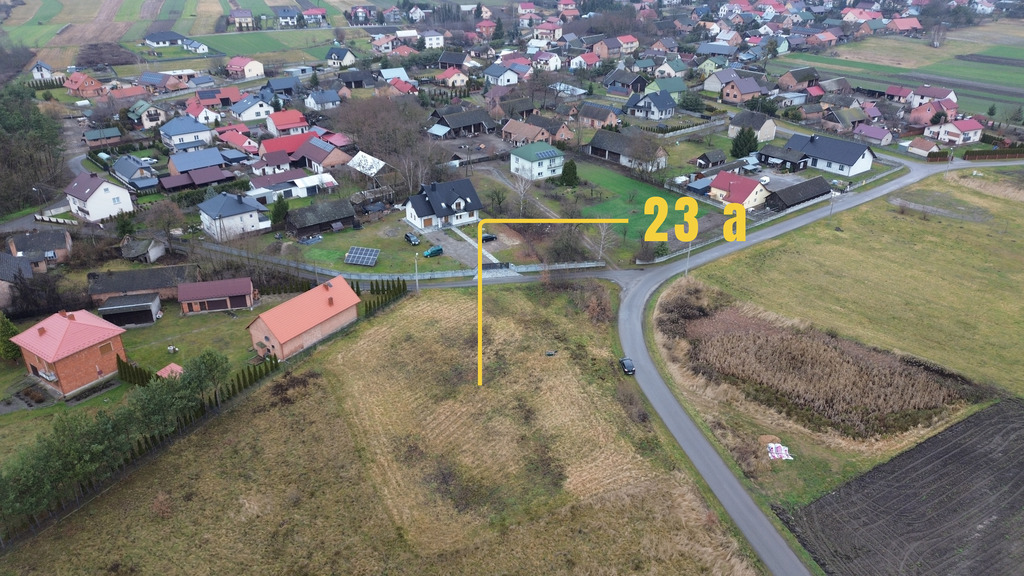 Działka budowlana 2393 m² – Jadachy, gm. Nowa Dęba