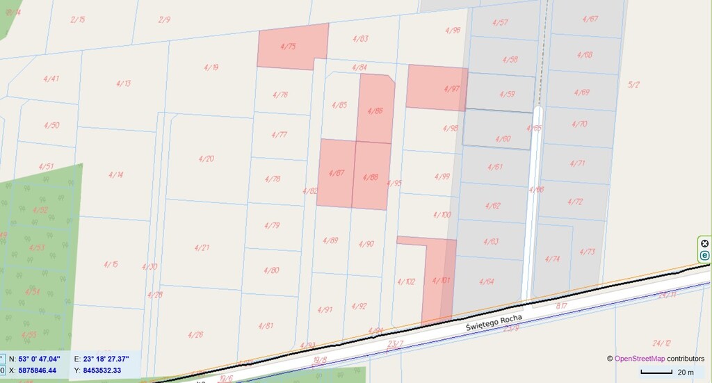 Atrakcyjna działka z WZ w Zabłudowie