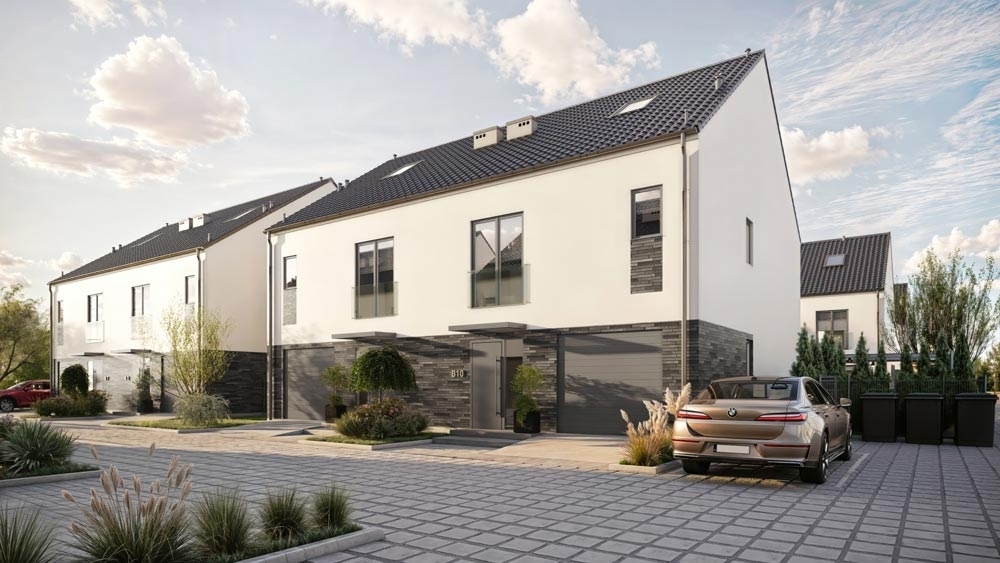 Dom 150m2 + ogród 125 m2 /smart home + klima/Iwiny
