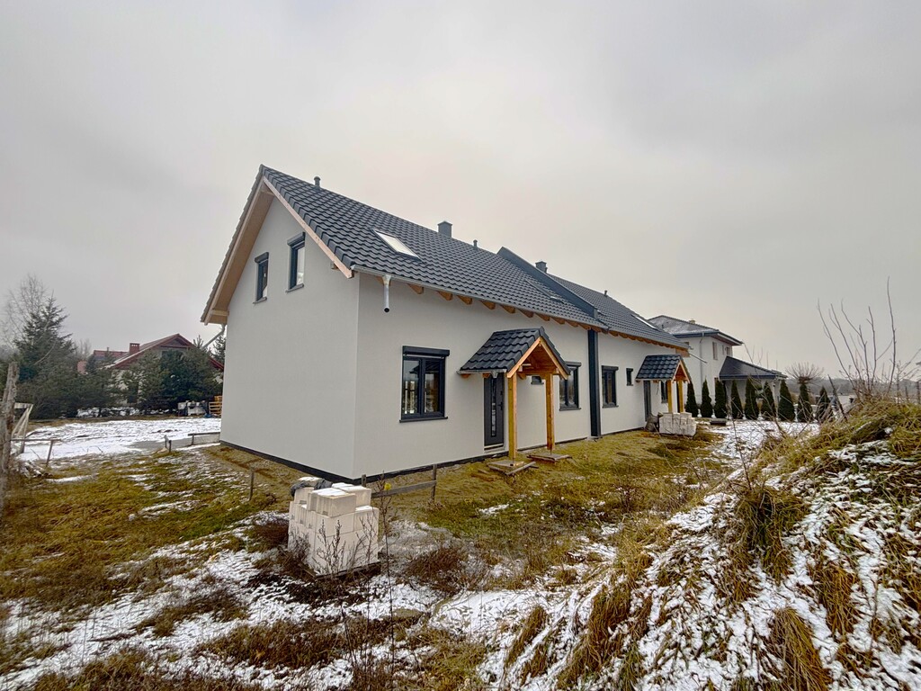 Dom piętrowy | bliźniak | stan surowy zamknięty