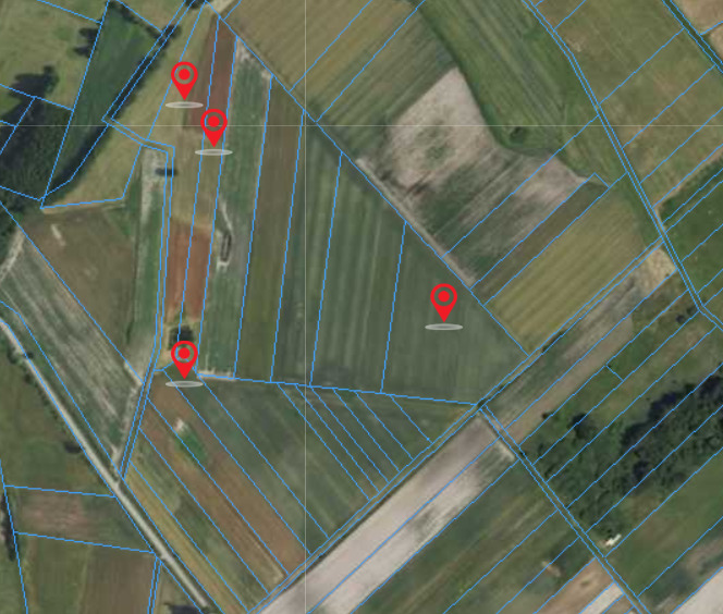 Tuczapy I pakiet 4 działek rolnych I 3,6 ha