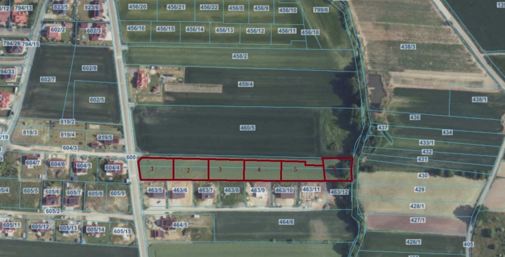 Działki Jaczów - 3 ostatnie