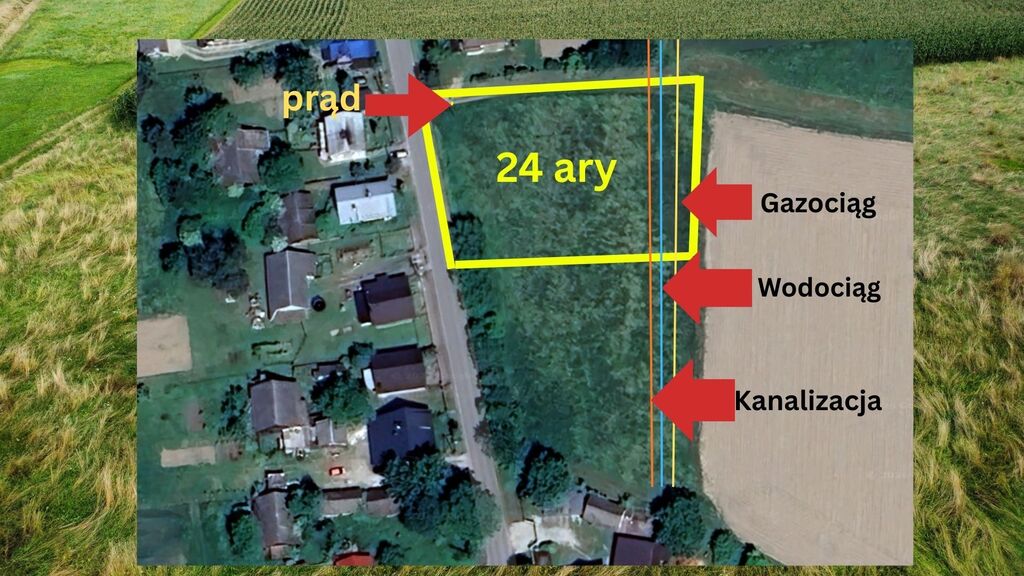 Działka budowlana w Bessowie k/Bochni
