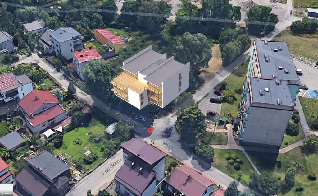 Działka pod apartamentowiec z wydanymi WZ