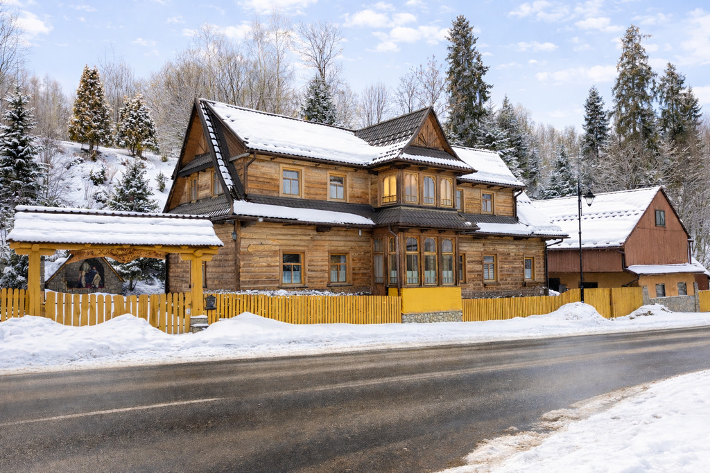 Tradycyjny dom w Bukowinie Tatrzańskiej