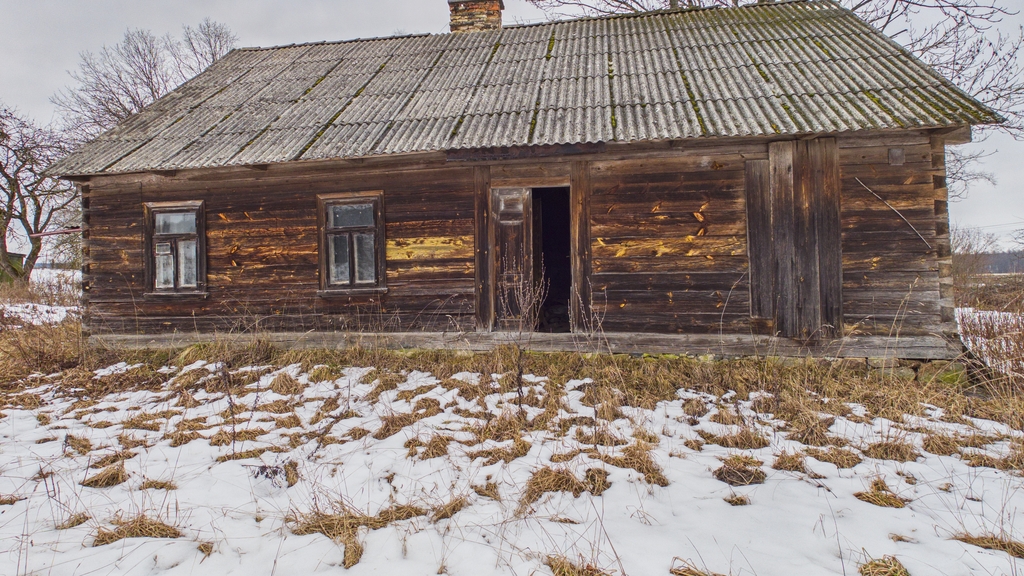 Dom z bala,  Zalesie gm. Sidra, pow. Sokólski