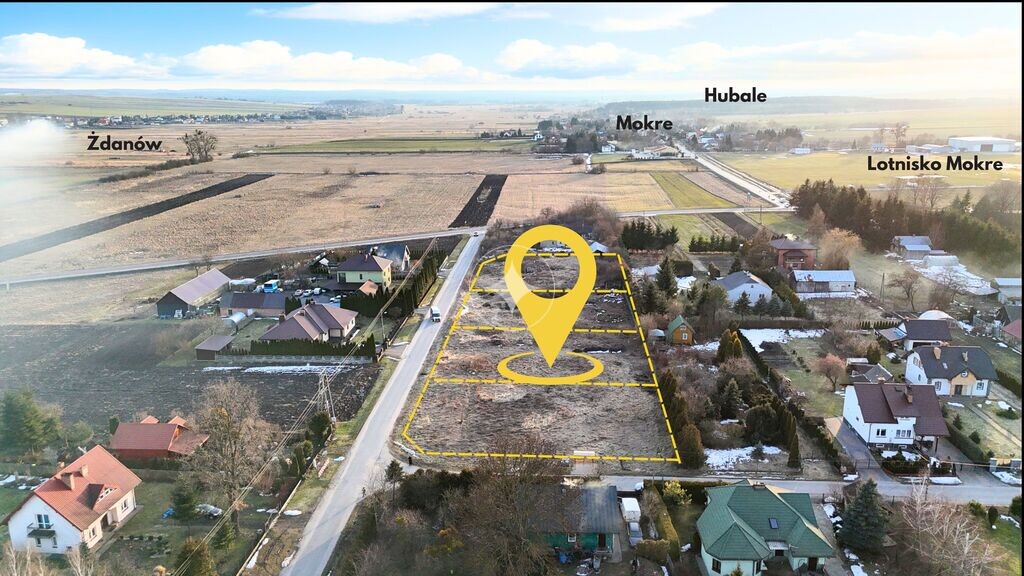 14 arowe działki budowlane Mokre. Obrzeża Zamościa