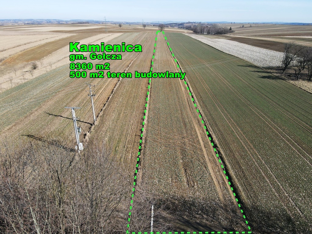 Działka pod zabudowę, Kamienica