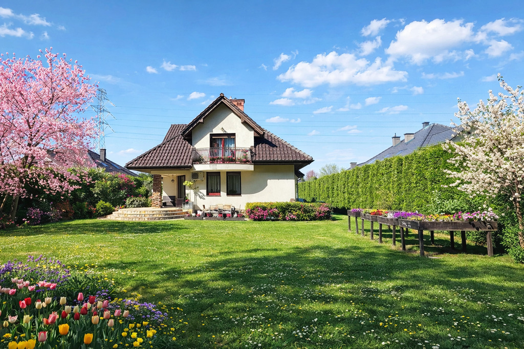 Dom 252m2/7pokoi/siłownia/ogród z wyjściem do lasu