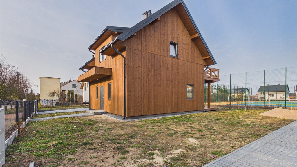 Nowoczesny dom energooszczędny w Supraślu