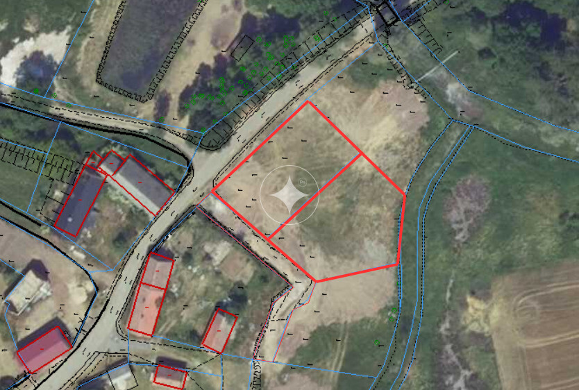 Dwie działki, wydane warunki zabudowy - Wojszyn