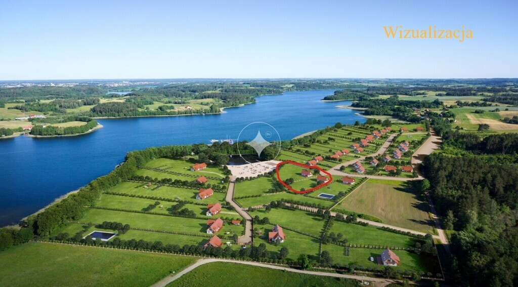 Działka budowlana nad jeziorem Juksty, Mrągowo