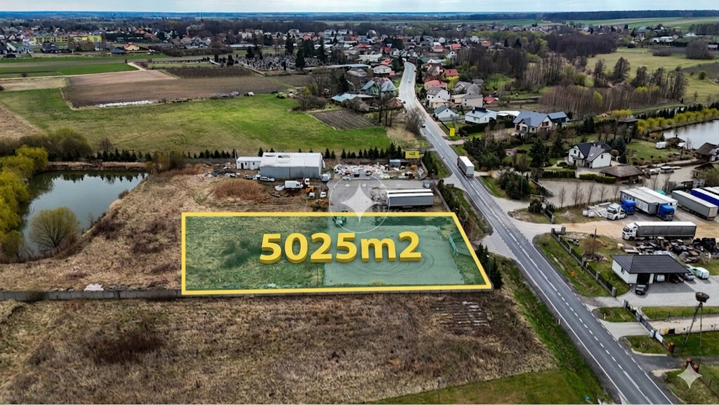 Działka inwestycyjna pod stację paliw / myjnię