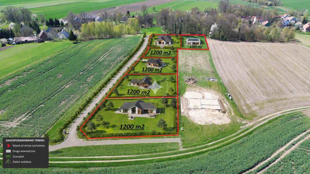 Działka budowlana w Ocicach