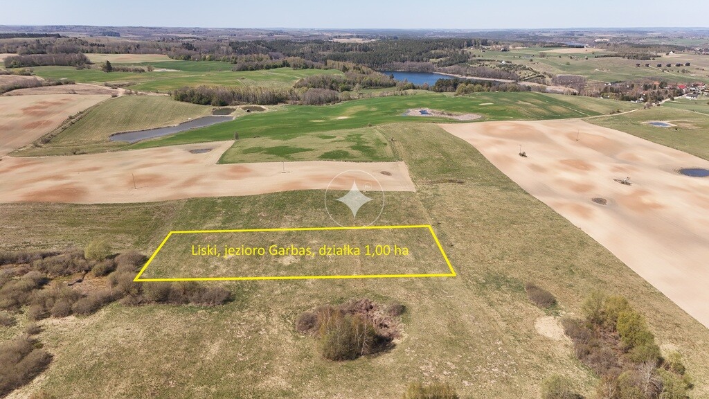 Działka rolna Liski gm. Stare Juchy jezioro Garbas