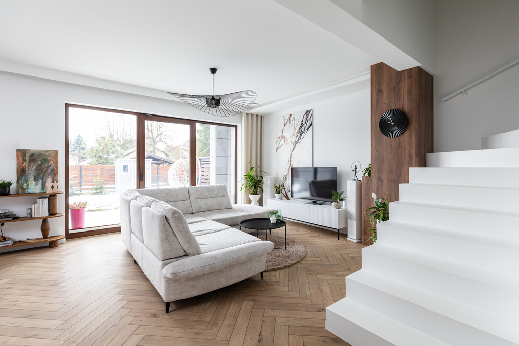 Nowocześnie urządzony dom na kameralnym Osiedlu