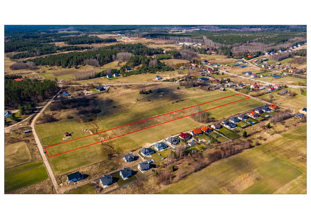 Malownicza działka budowla, Studzianki,  1010 m2