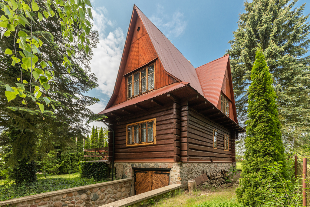 dom letniskowy nad rzeką Narew,1400m działki, Dębe